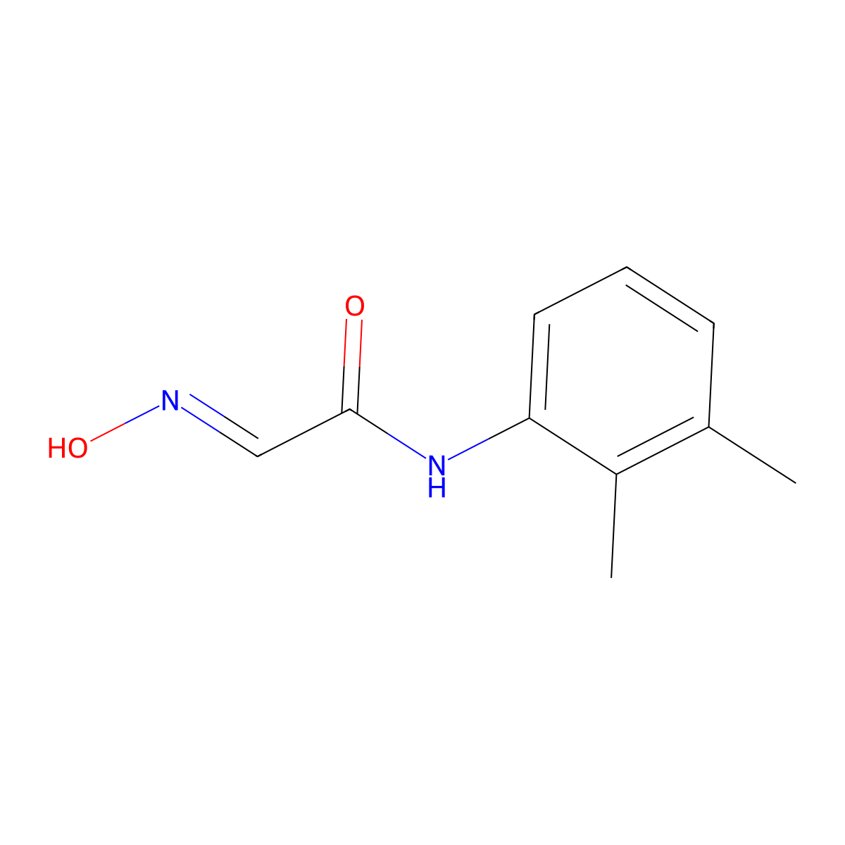 N-(2,3-Dimethyl-phenyl)-2-hydroxyimino-acetamide molecular structure, CAS 6579-44-8