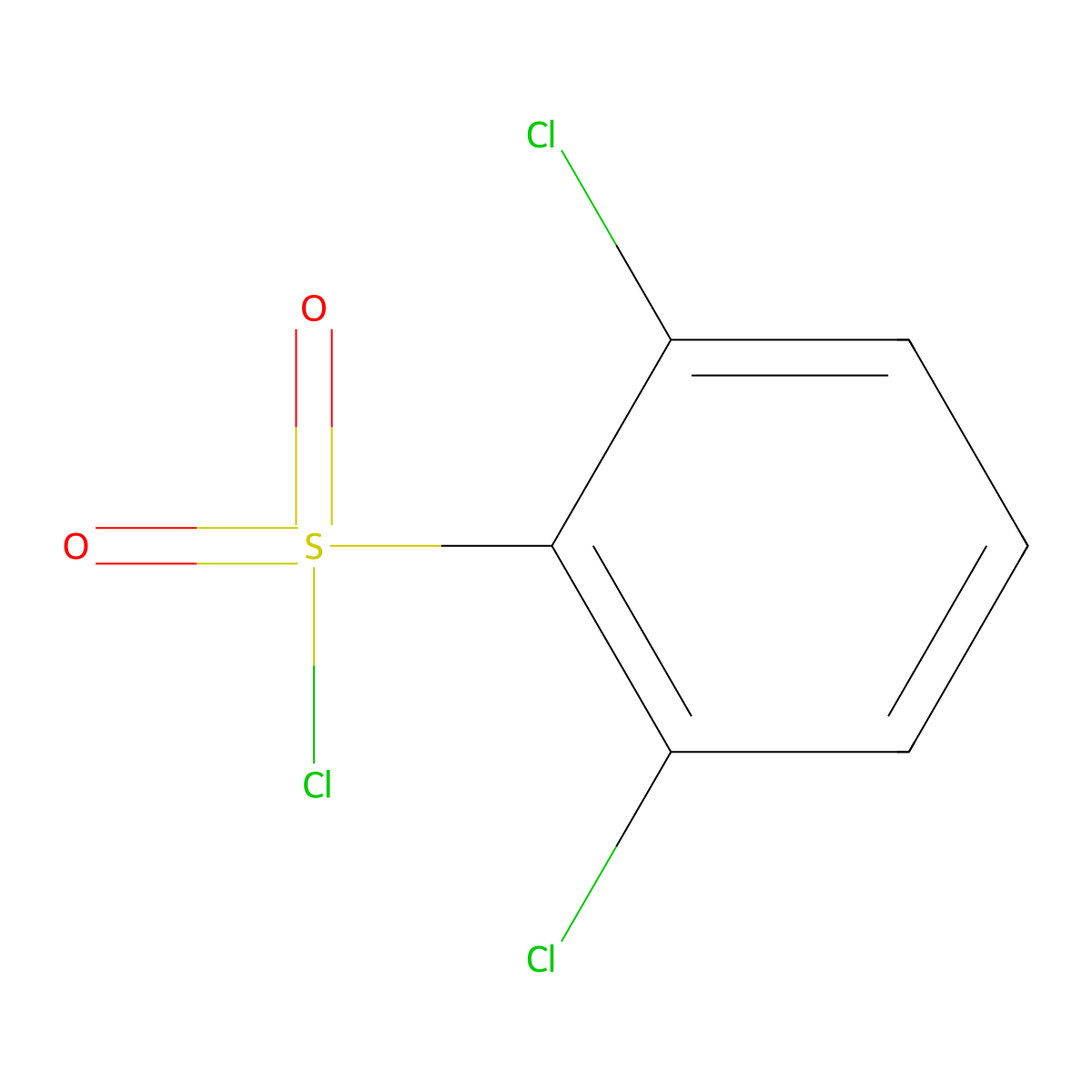 2,6-Dichlorobenzenesulfonylchloride molecular structure, CAS 6579-54-0