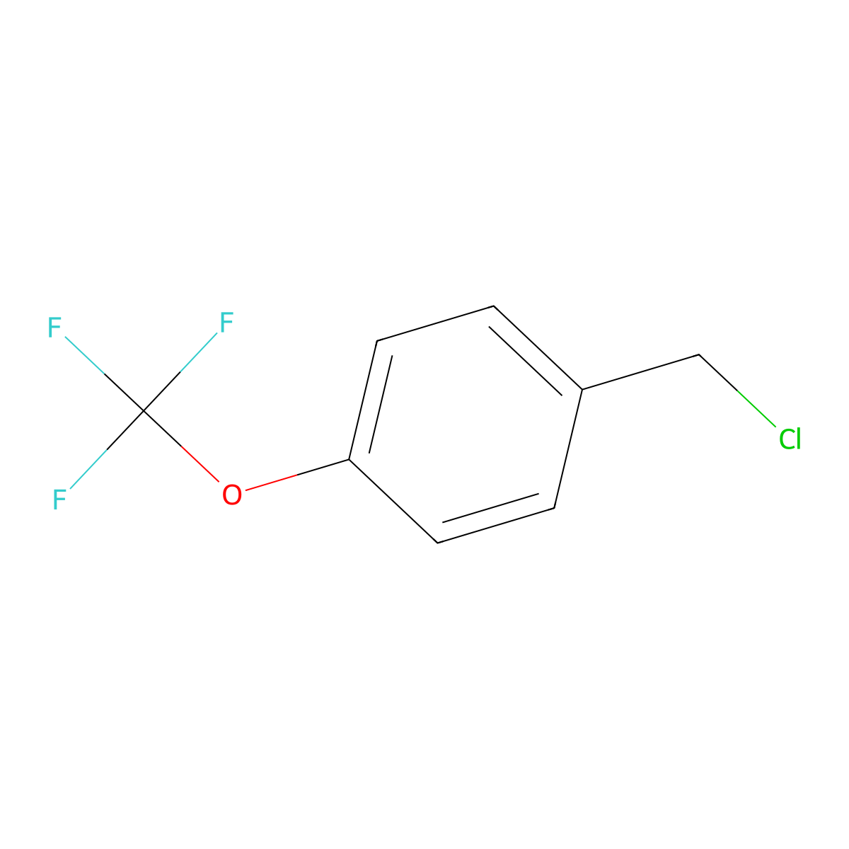 4-(Trifluoromethoxy)benzyl Chloride molecular structure, CAS 65796-00-1