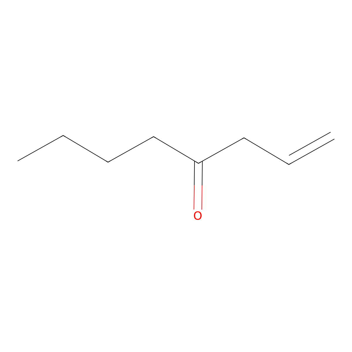 1-Octen-4-one molecular structure, CAS 65807-62-7