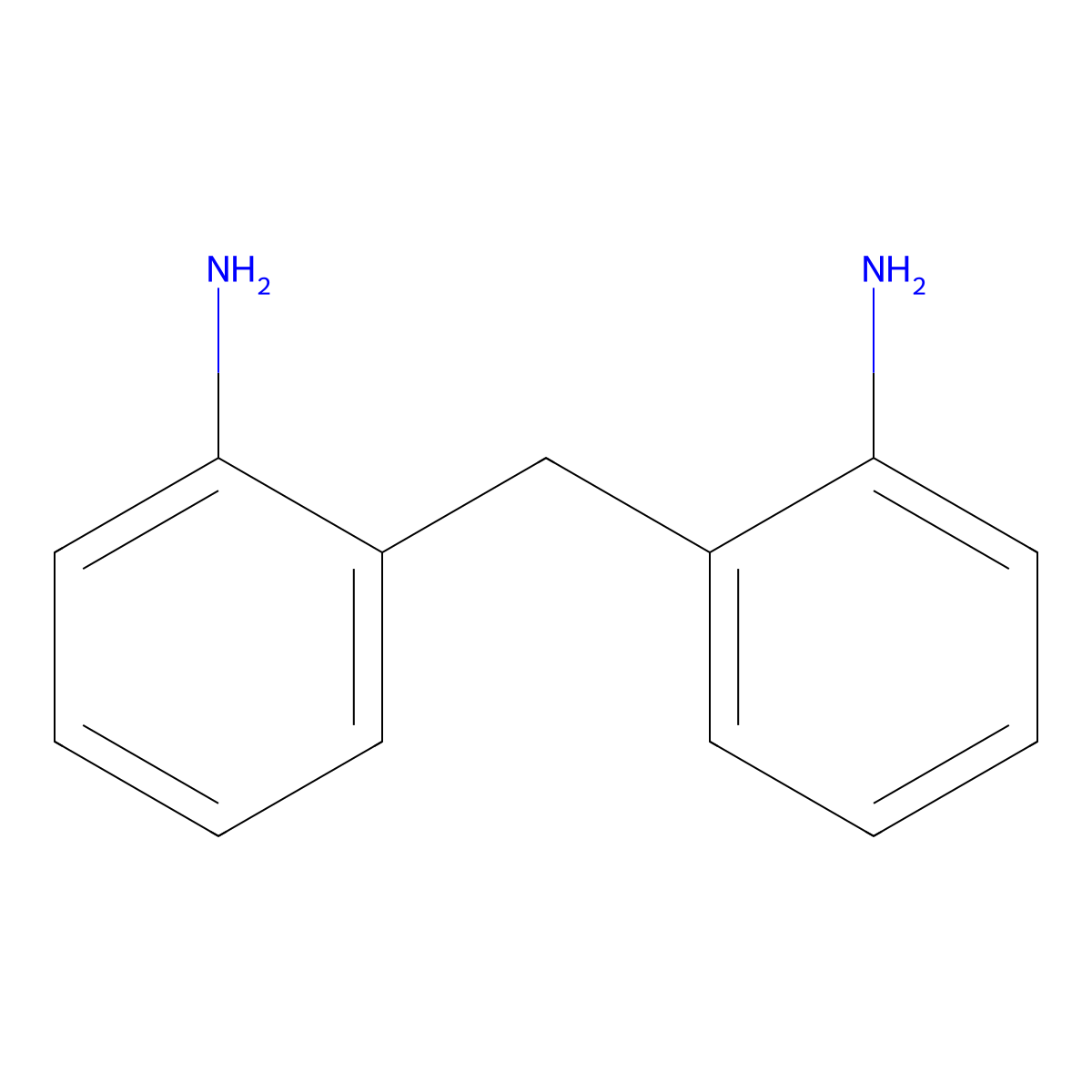 Benzenamine, 2,2'-methylenebis- molecular structure, CAS 6582-52-1