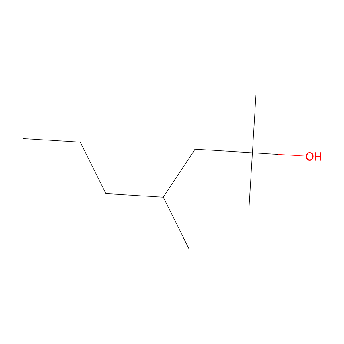 2,4-Dimethylheptan-2-ol molecular structure, CAS 65822-93-7