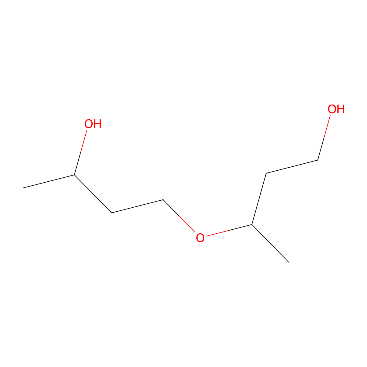 1-Butanol, 3-(3-hydroxybutoxy)- molecular structure, CAS 65849-81-2
