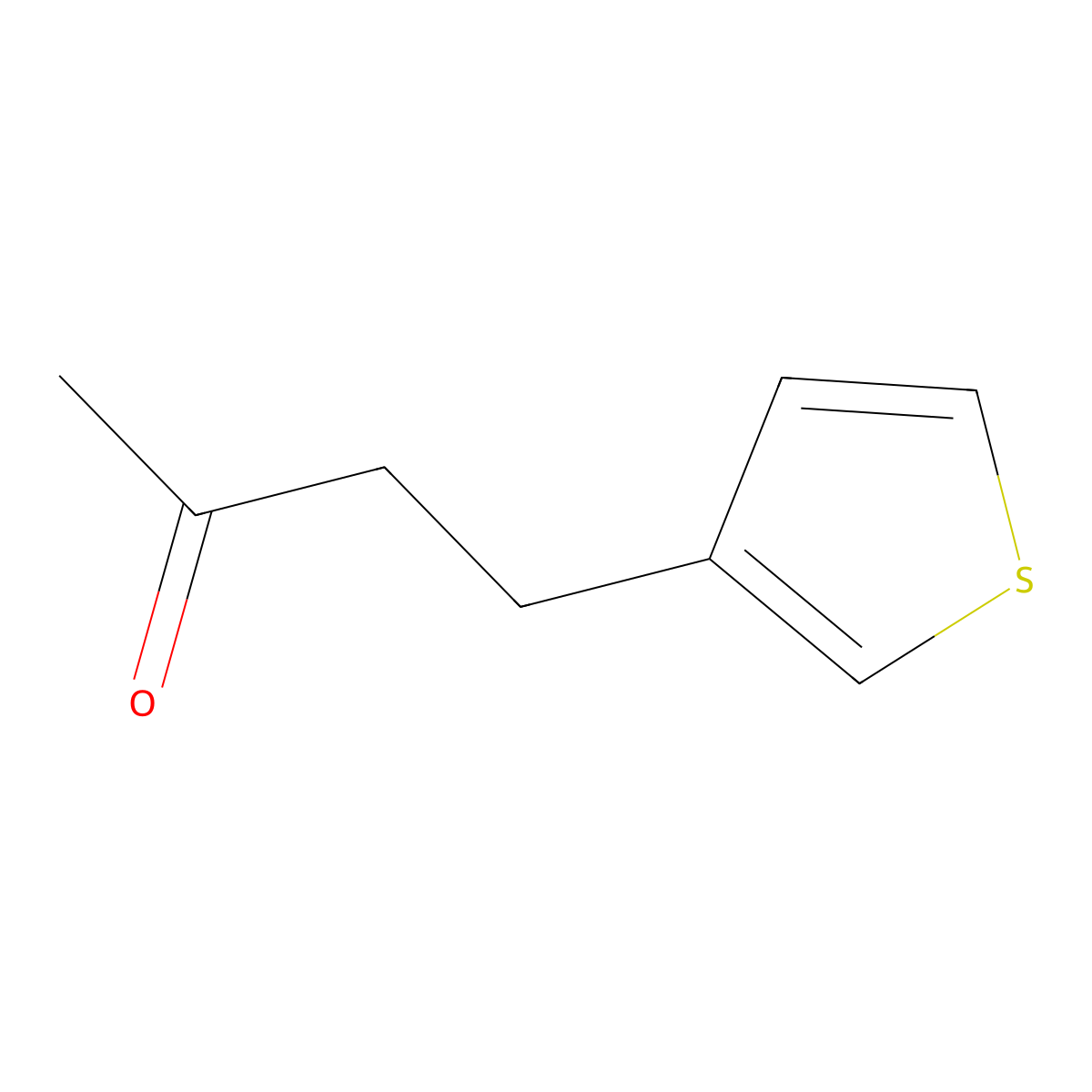 4-(Thiophen-3-yl)butan-2-one molecular structure, CAS 65857-53-6