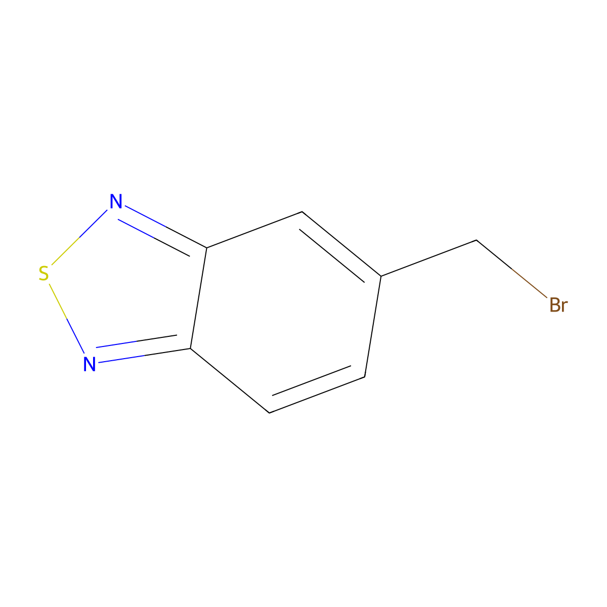 5-(Bromomethyl)-2,1,3-benzothiadiazole molecular structure, CAS 65858-50-6