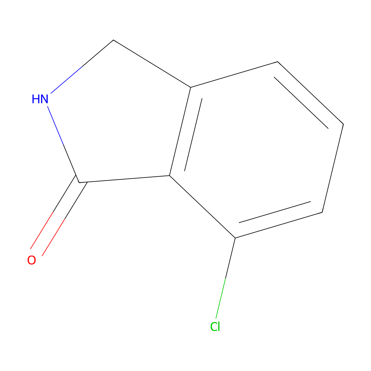 7-chloro-2,3-dihydro-1H-isoindol-1-one molecular structure, CAS 658683-16-0