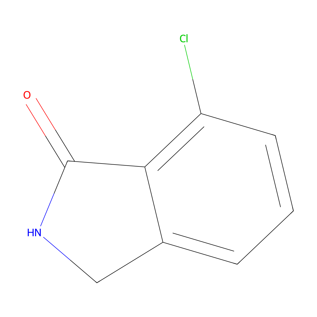 7-chloro-2,3-dihydro-1H-isoindol-1-one molecular structure, CAS 658683-16-0