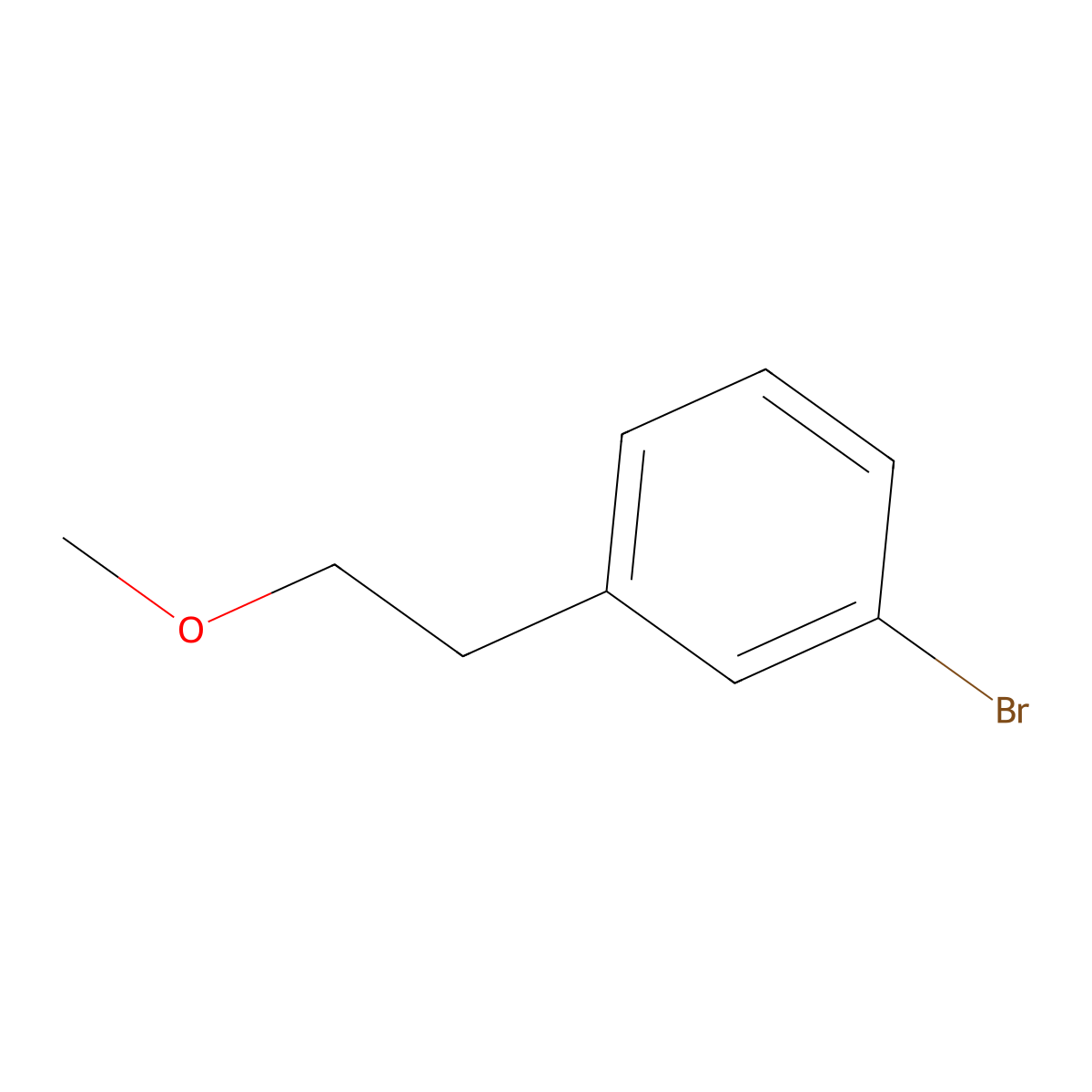 1-Bromo-3-(2-methoxyethyl)benzene molecular structure, CAS 658688-95-0