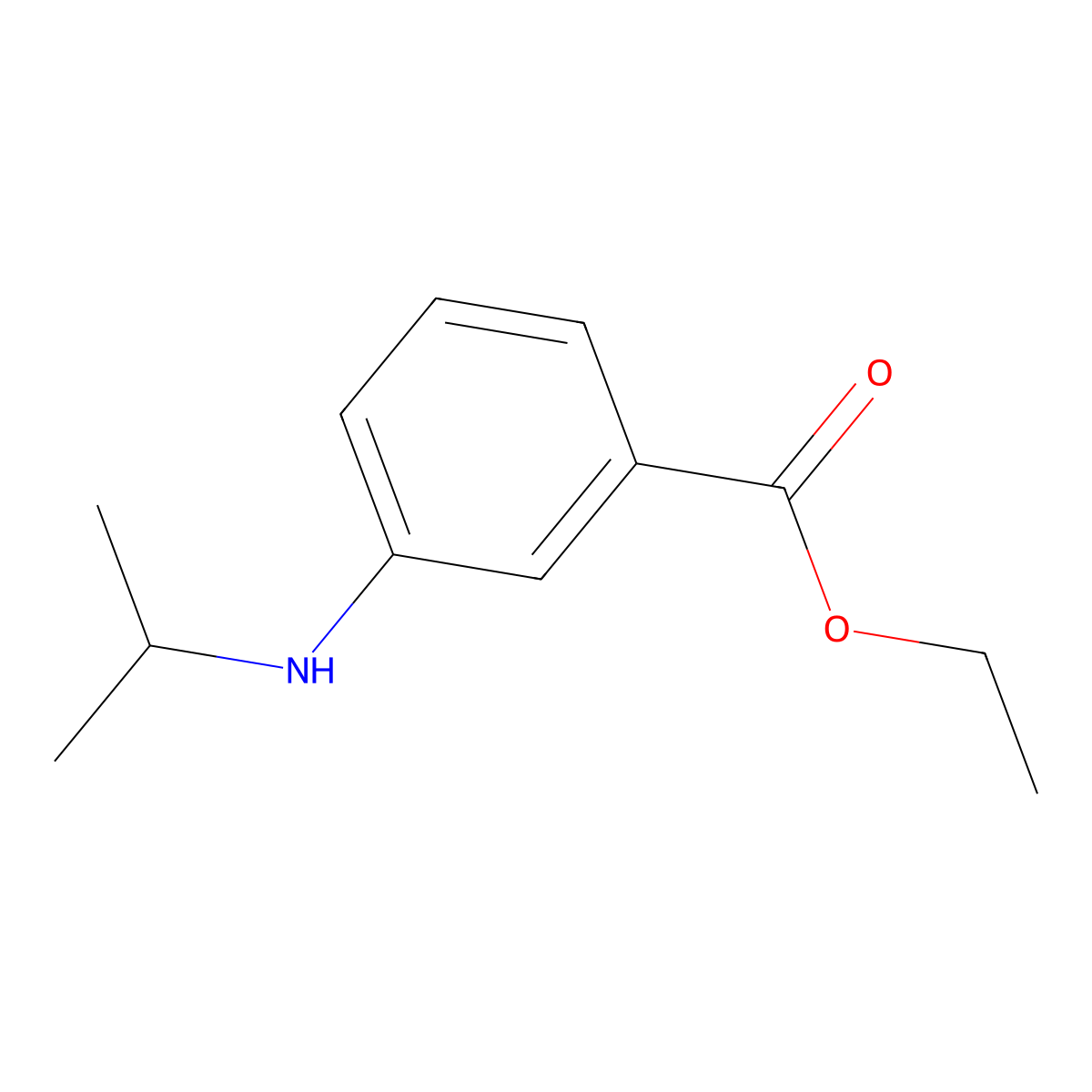 Ethyl 3-(isopropylamino)benzoate molecular structure, CAS 658689-17-9