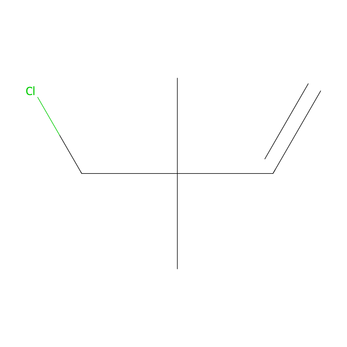 4-Chloro-3,3-dimethylbut-1-ene molecular structure, CAS 65870-89-5
