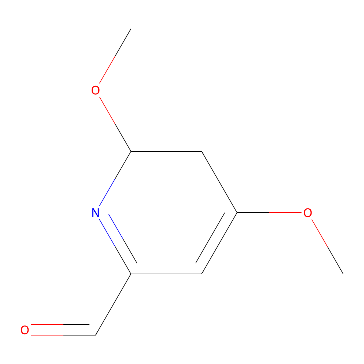 4,6-Dimethoxypyridine-2-carbaldehyde molecular structure, CAS 65873-47-4