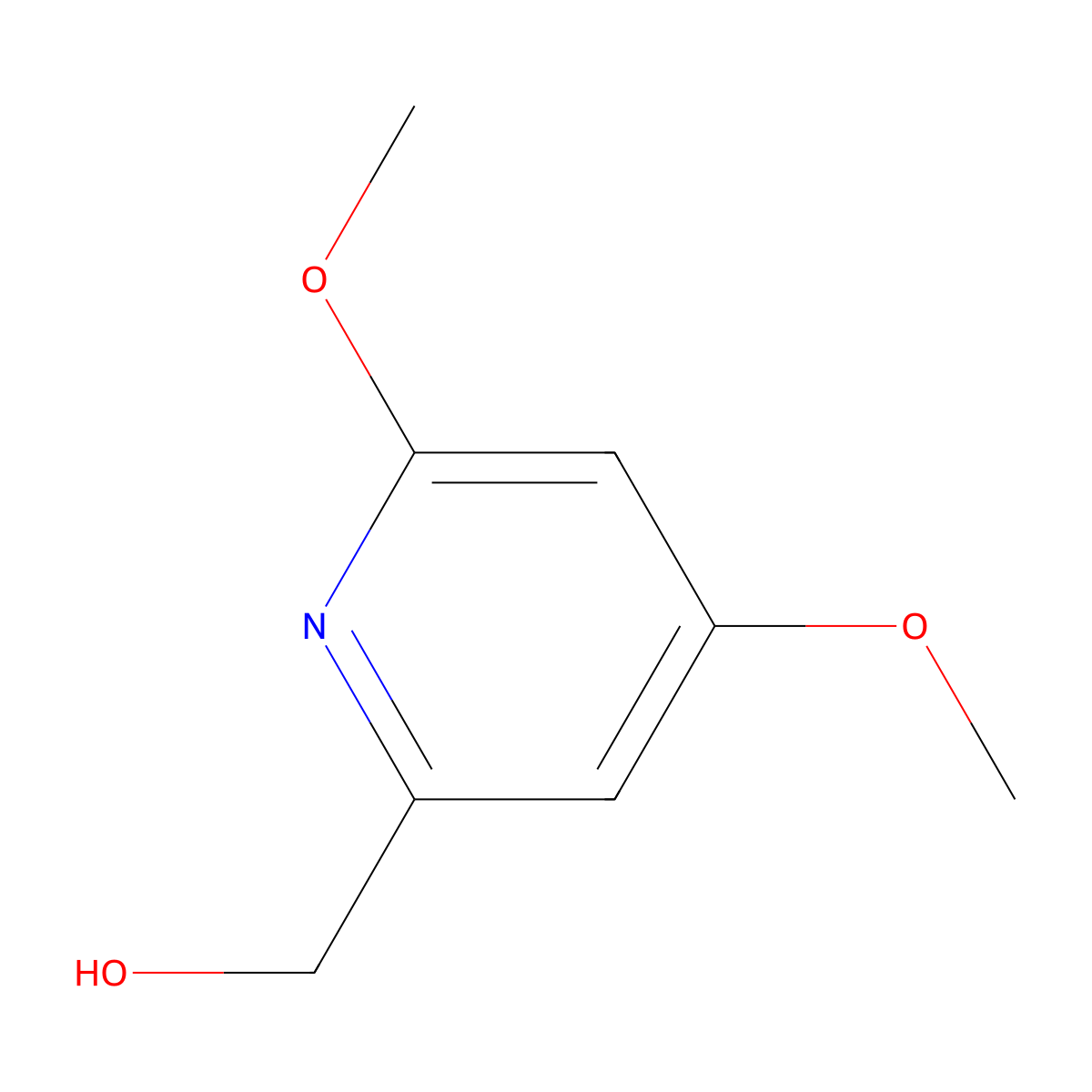 (4,6-Dimethoxypyridin-2-yl)methanol molecular structure, CAS 65873-71-4