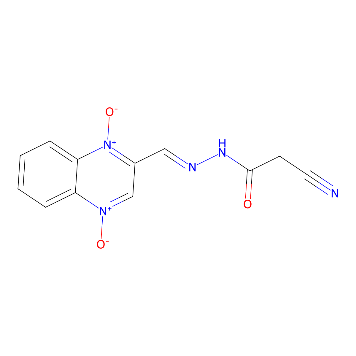 Cyadox molecular structure, CAS 65884-46-0