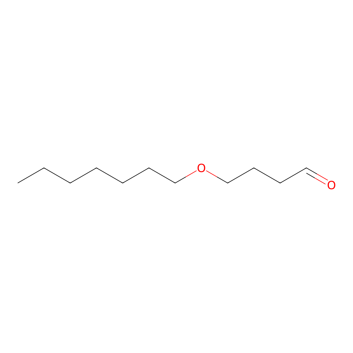 4-(Heptyloxy)butanal molecular structure, CAS 65885-35-0