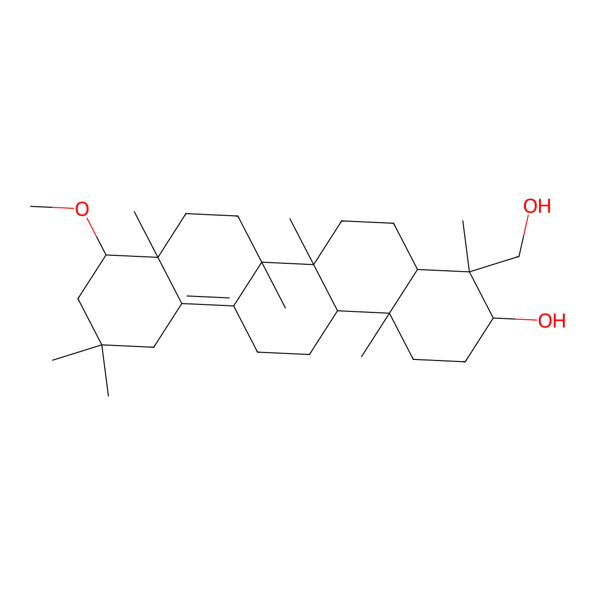 Soyasapogenol D molecular structure, CAS 65892-76-4