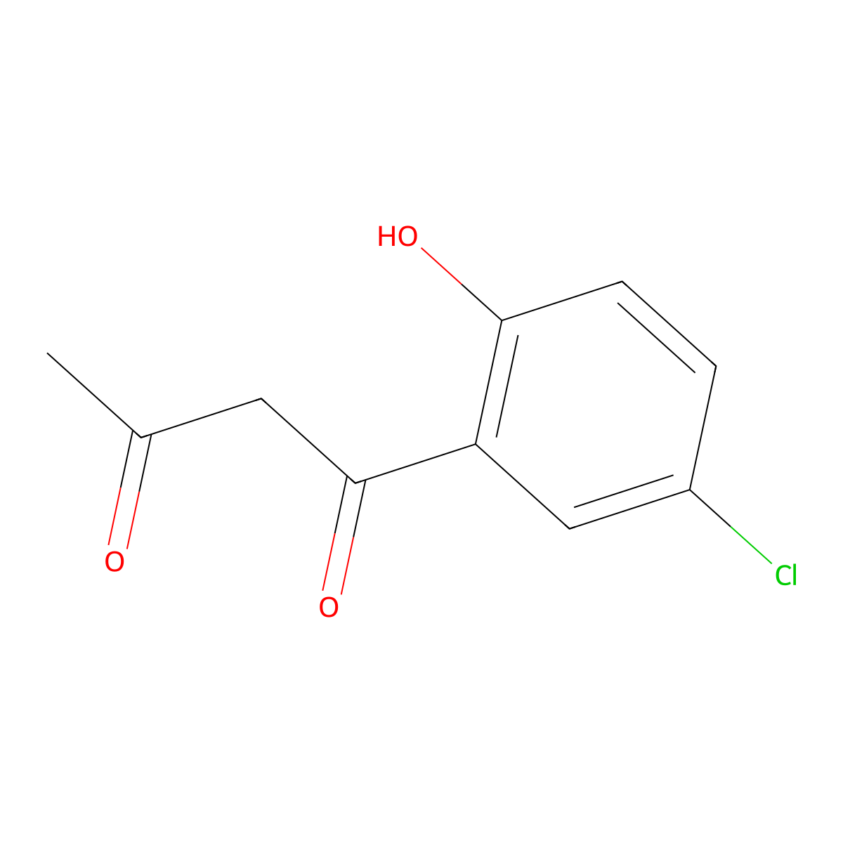 1-(5-Chloro-2-hydroxyphenyl)-1,3-butanedione molecular structure, CAS 65897-66-7