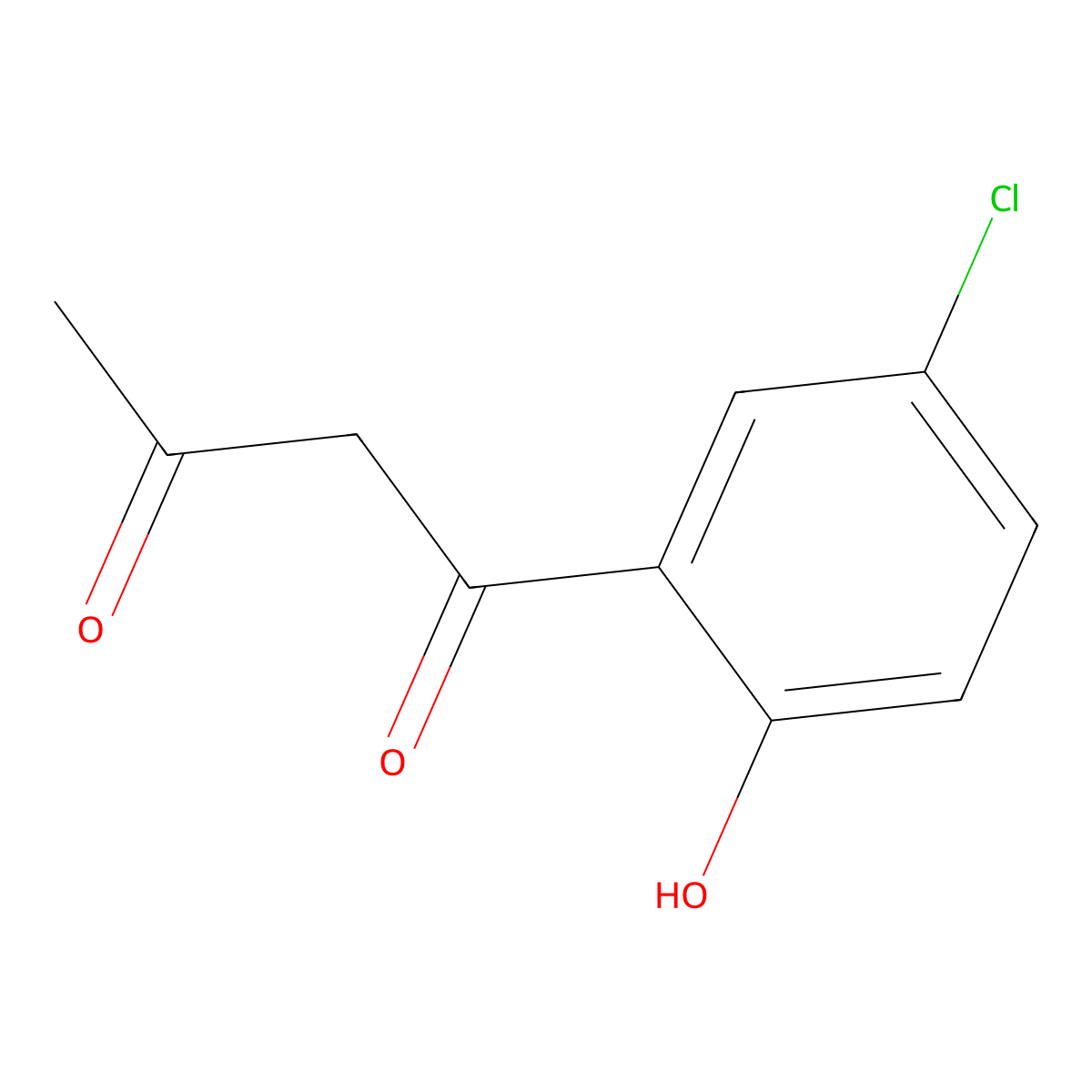 1-(5-Chloro-2-hydroxyphenyl)-1,3-butanedione molecular structure, CAS 65897-66-7