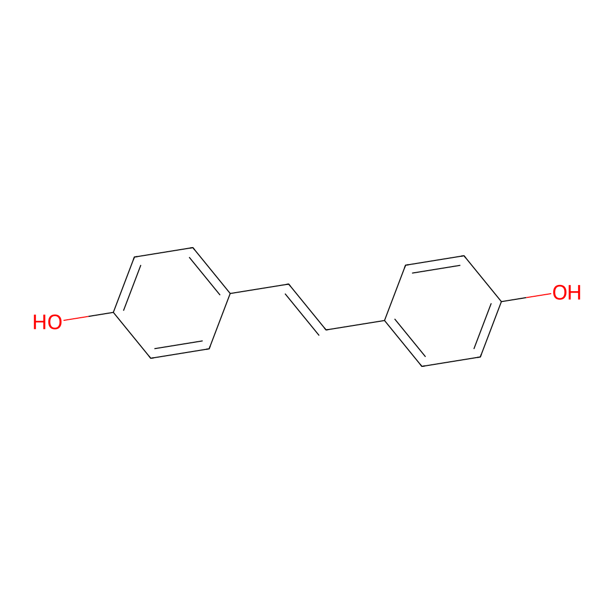 4,4'-Stilbenediol molecular structure, CAS 659-22-3