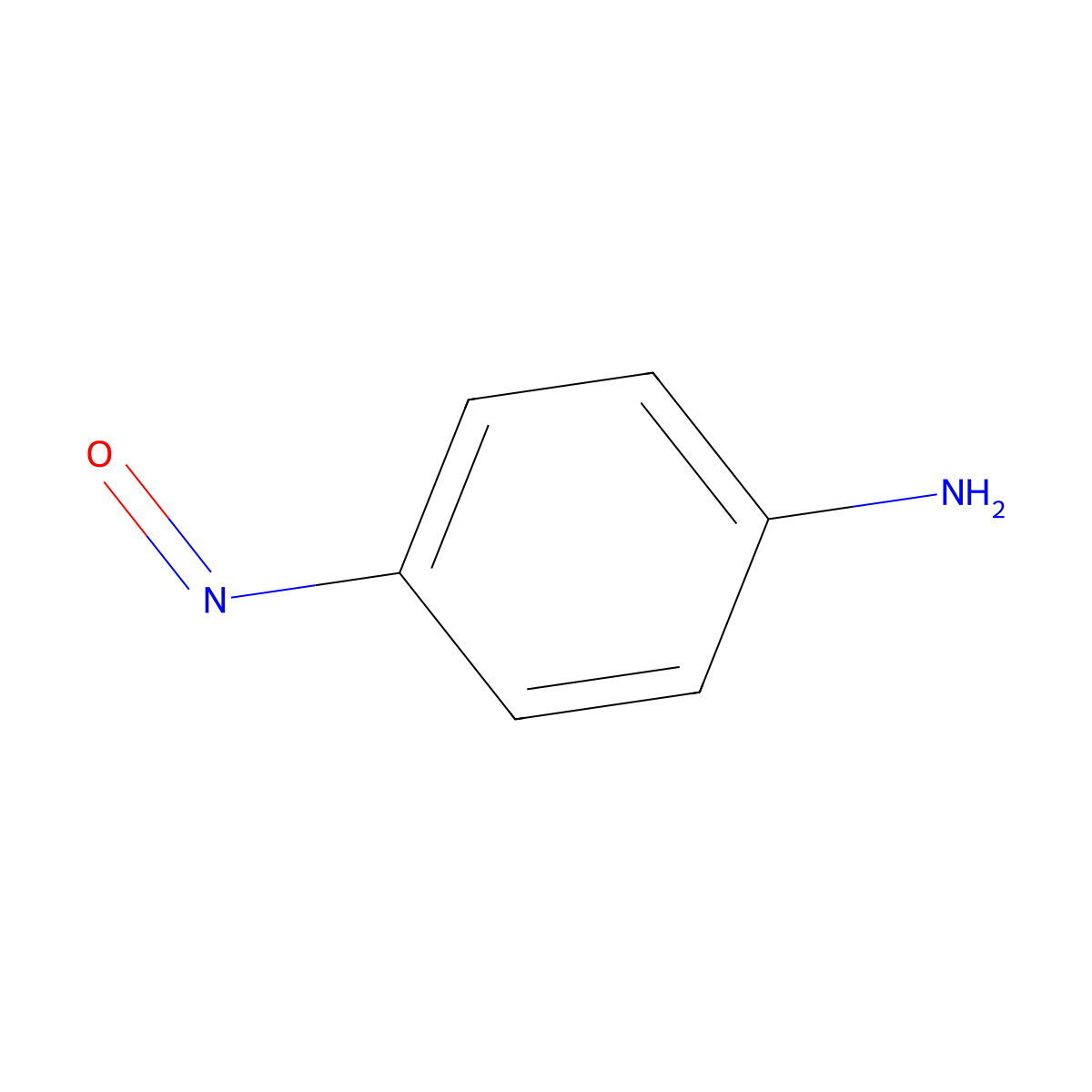 4-Nitrosoaniline molecular structure, CAS 659-49-4