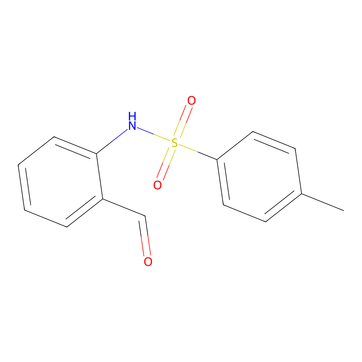 2-Tosylaminobenzaldehyde molecular structure, CAS 6590-65-4