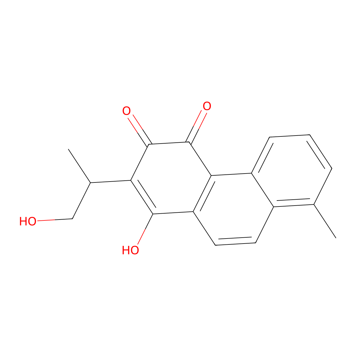 Danshenxinkun A molecular structure, CAS 65907-75-7