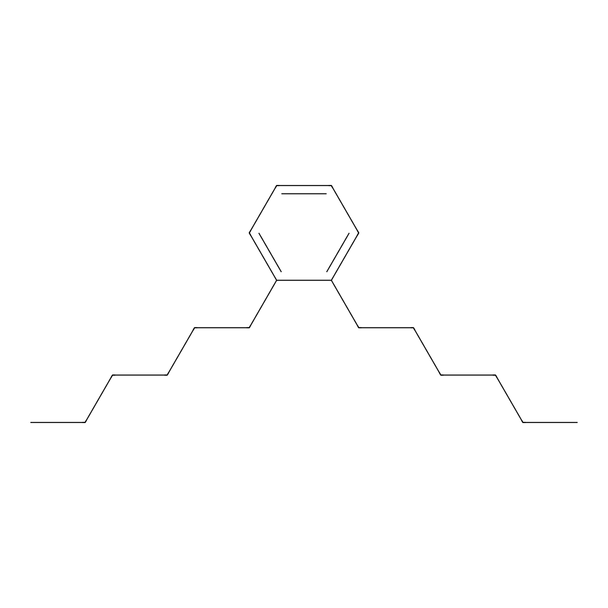 1,2-Dihexylbenzene molecular structure, CAS 65910-04-5