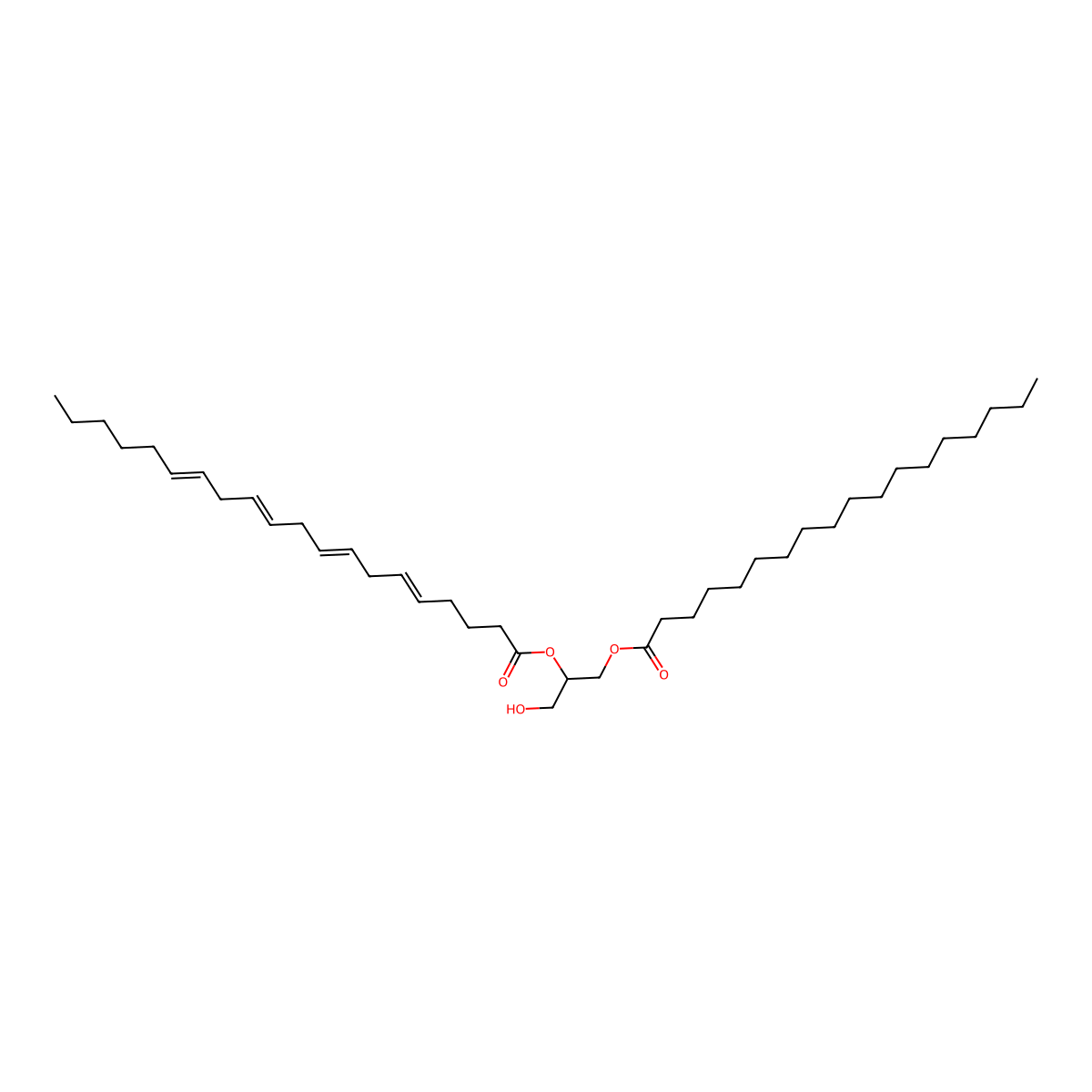 1-Stearoyl-2-arachidonoyl-SN-glycerol molecular structure, CAS 65914-84-3