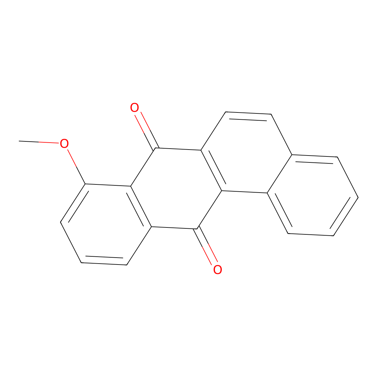 8-Methoxybenzo[a]anthracene-7,12-dione molecular structure, CAS 65915-33-5