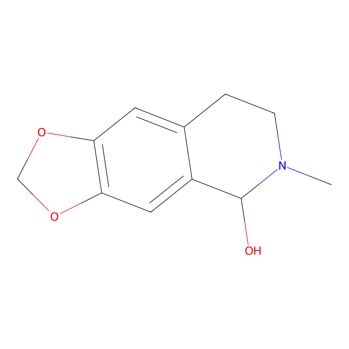 Hydrastinine molecular structure, CAS 6592-85-4