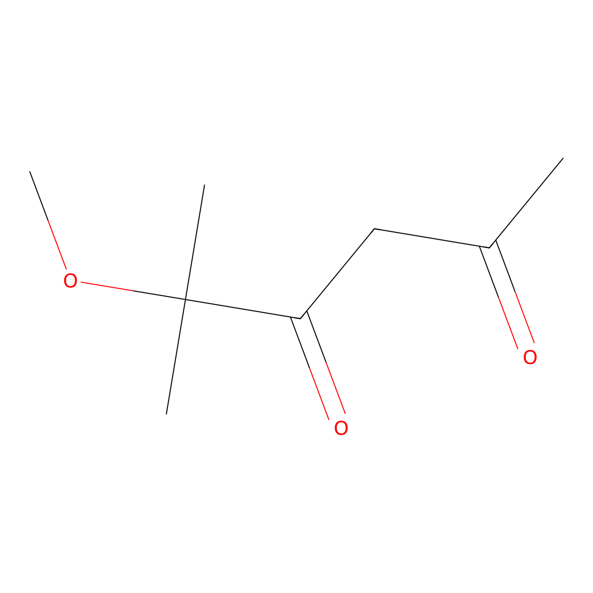 5-Methoxy-5-methylhexane-2,4-dione molecular structure, CAS 65923-86-6