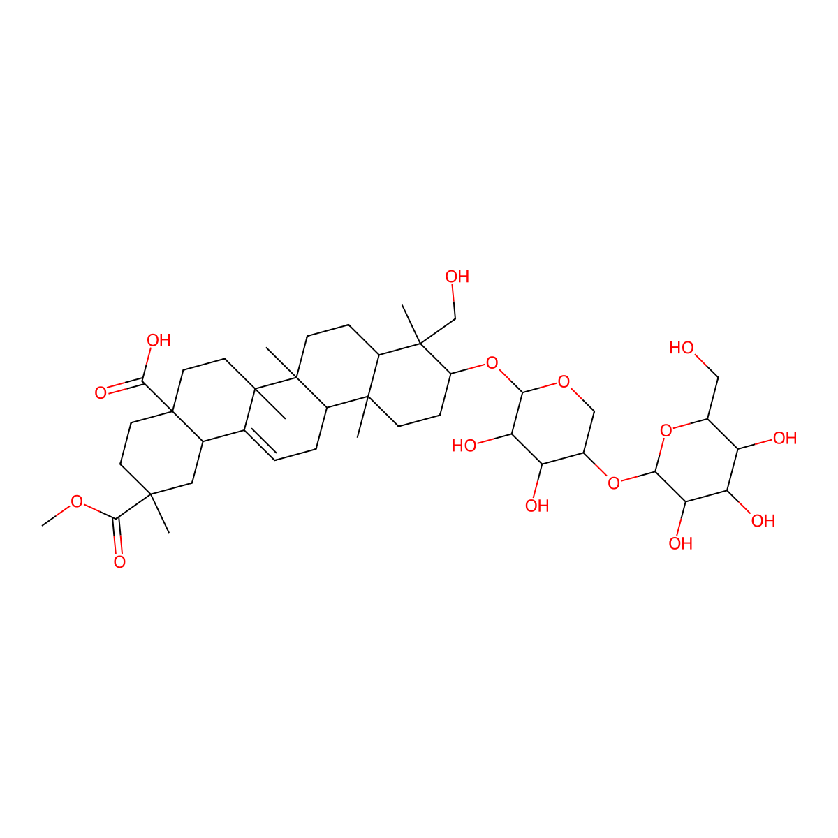 Esculentoside C molecular structure, CAS 65931-92-2