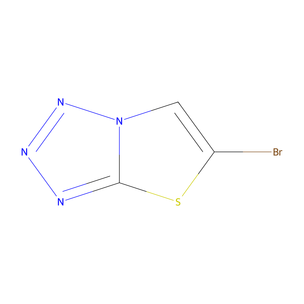 5-Bromo-[1,2,3,4]tetrazolo[5,1-b][1,3]thiazole molecular structure, CAS 65934-47-6