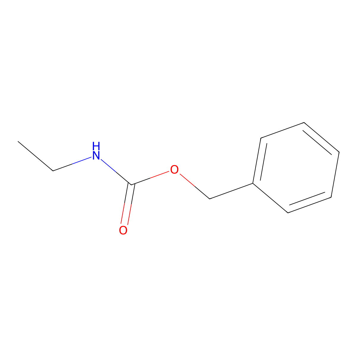 benzyl N-ethylcarbamate molecular structure, CAS 65935-09-3