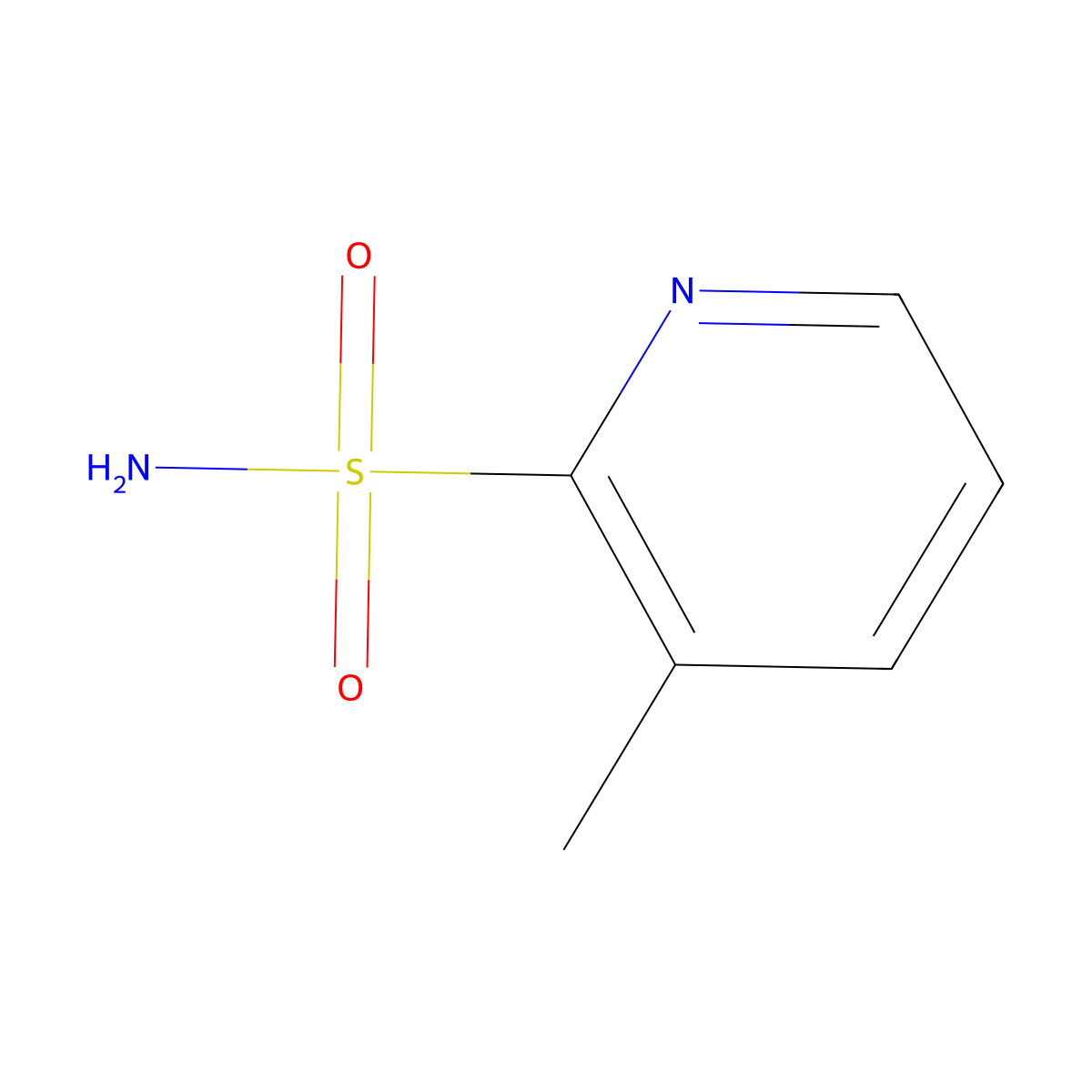 3-Methylpyridine-2-sulfonamide molecular structure, CAS 65938-79-6