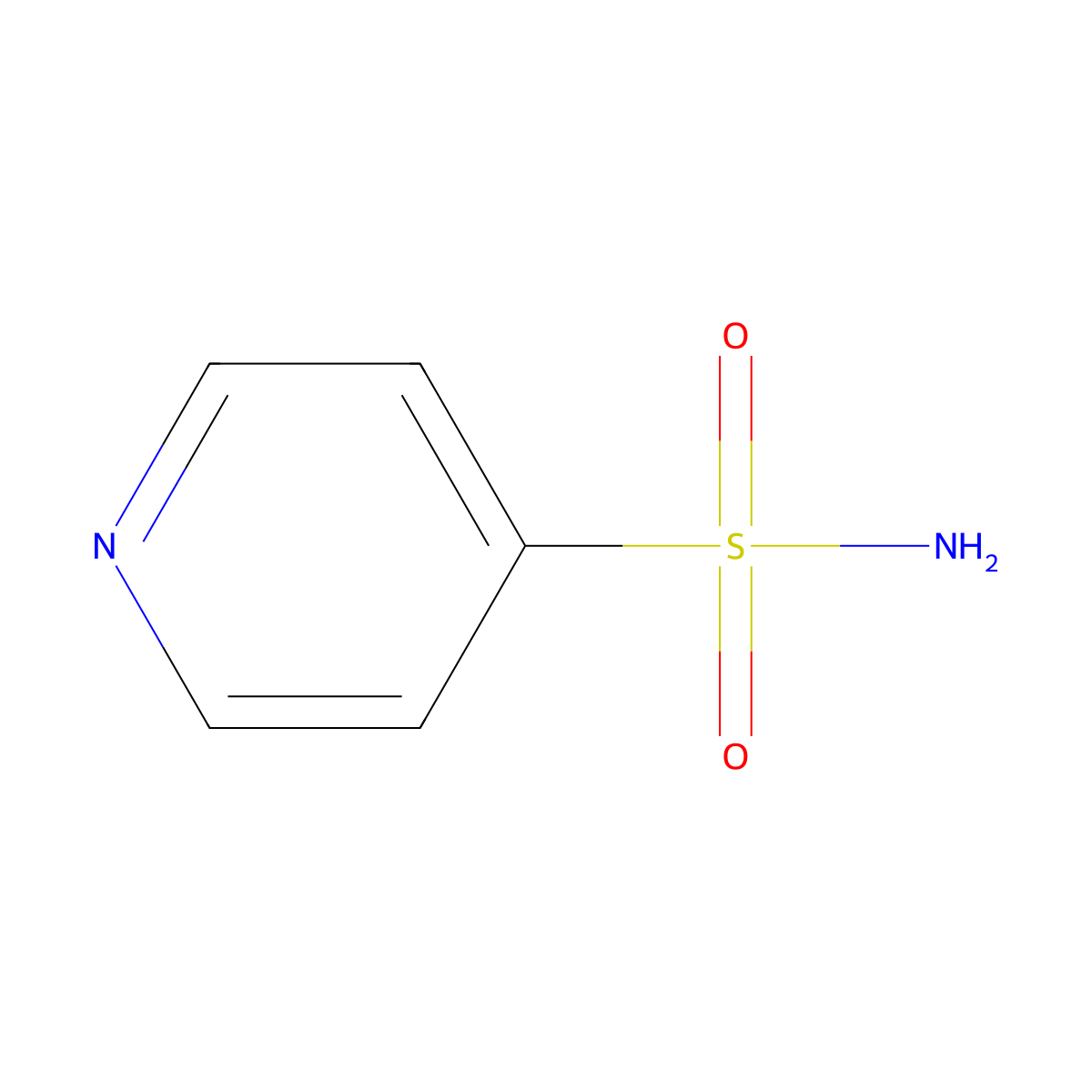 Pyridine-4-sulfonamide molecular structure, CAS 65938-88-7