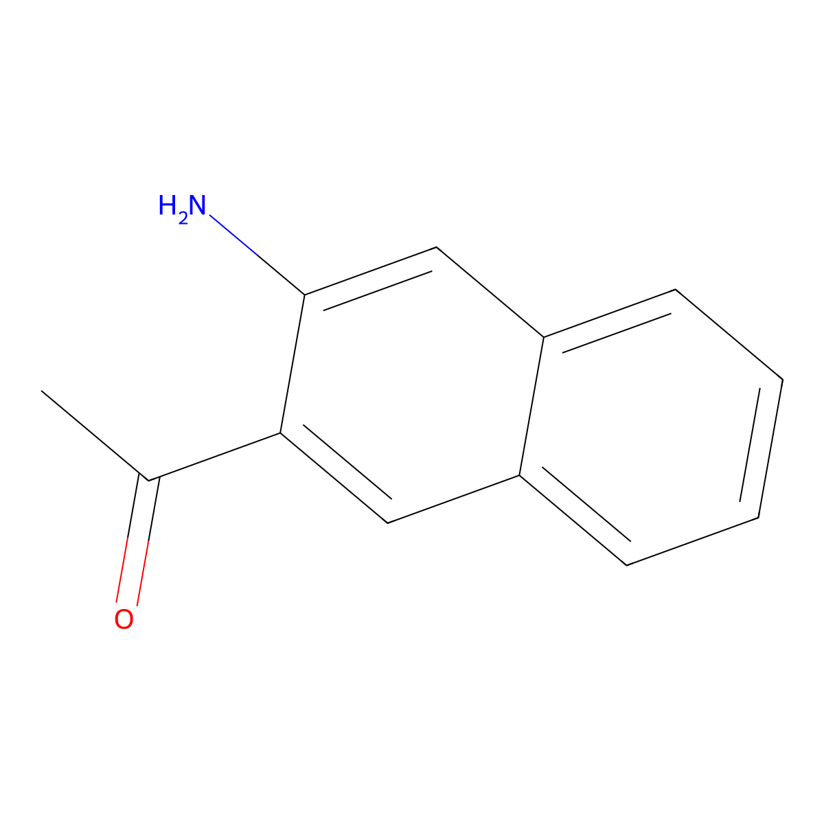 1-(3-Aminonaphthalen-2-yl)ethanone molecular structure, CAS 65948-29-0