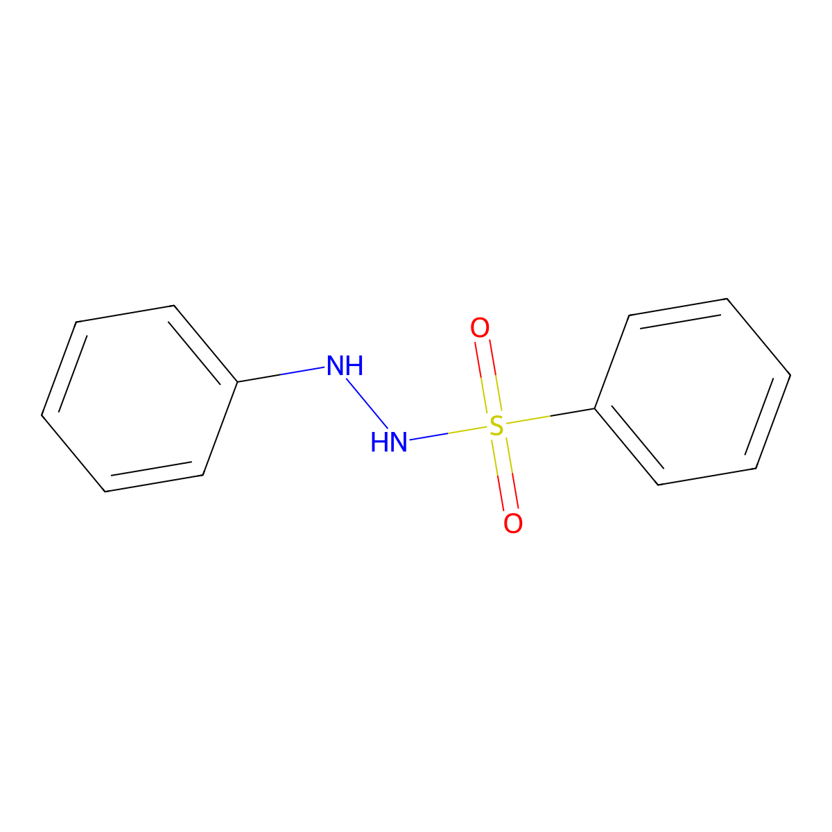 N'-Phenylbenzenesulfonohydrazide molecular structure, CAS 6596-69-6