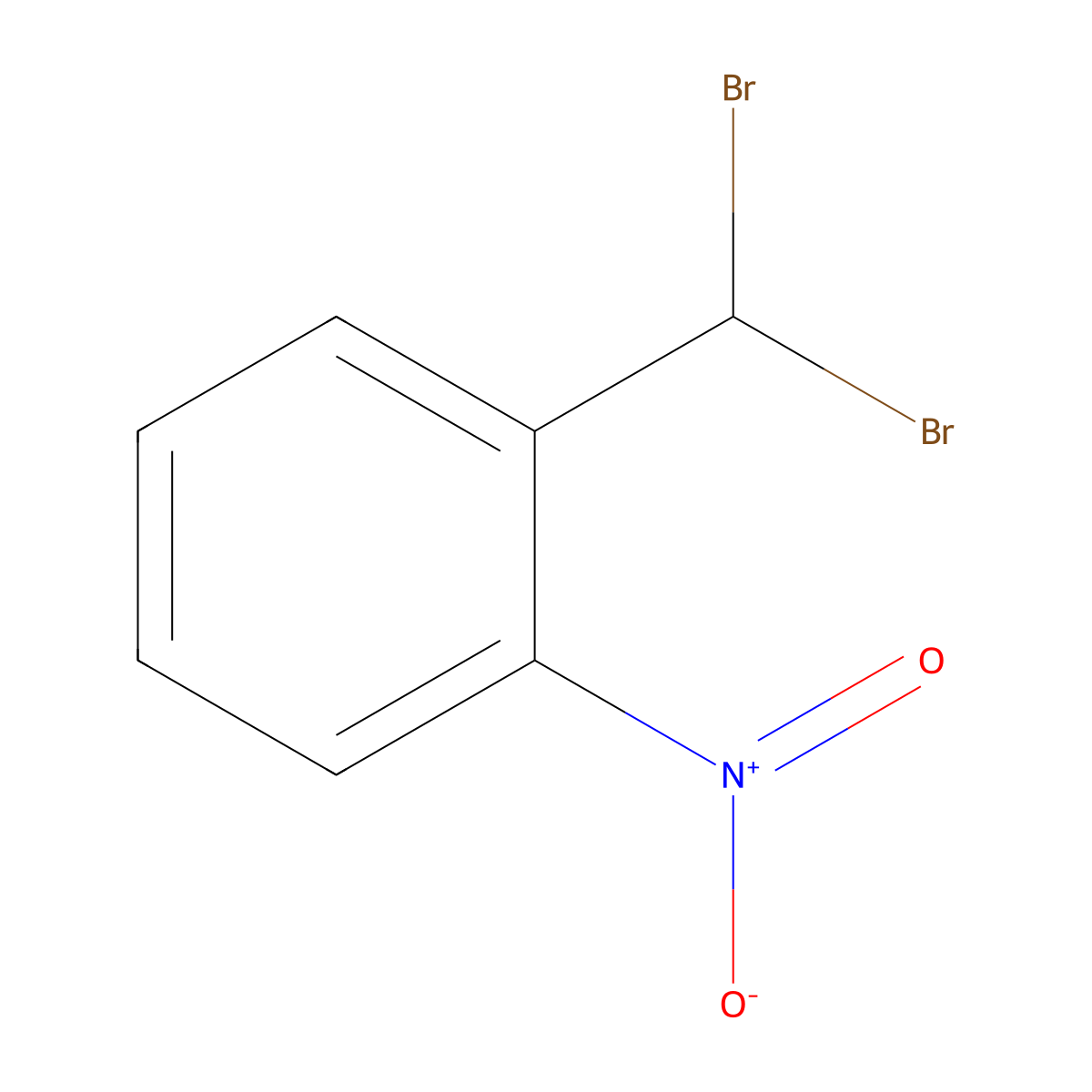 1-(Dibromomethyl)-2-nitrobenzene molecular structure, CAS 65962-15-4