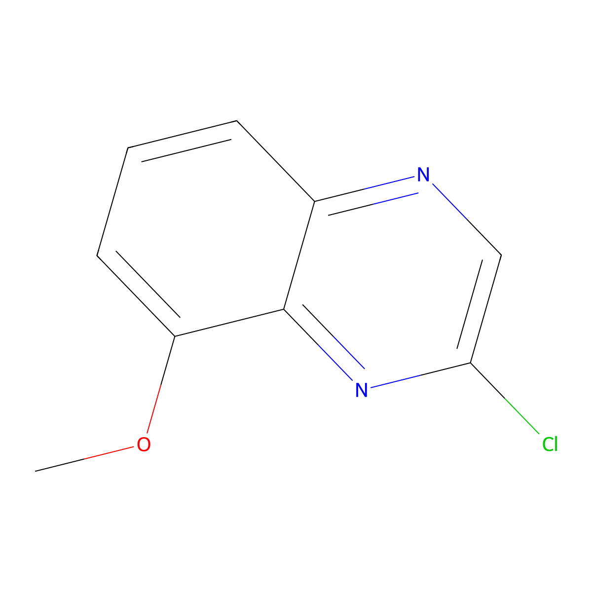 2-chloro-8-methoxyQuinoxaline molecular structure, CAS 659729-70-1