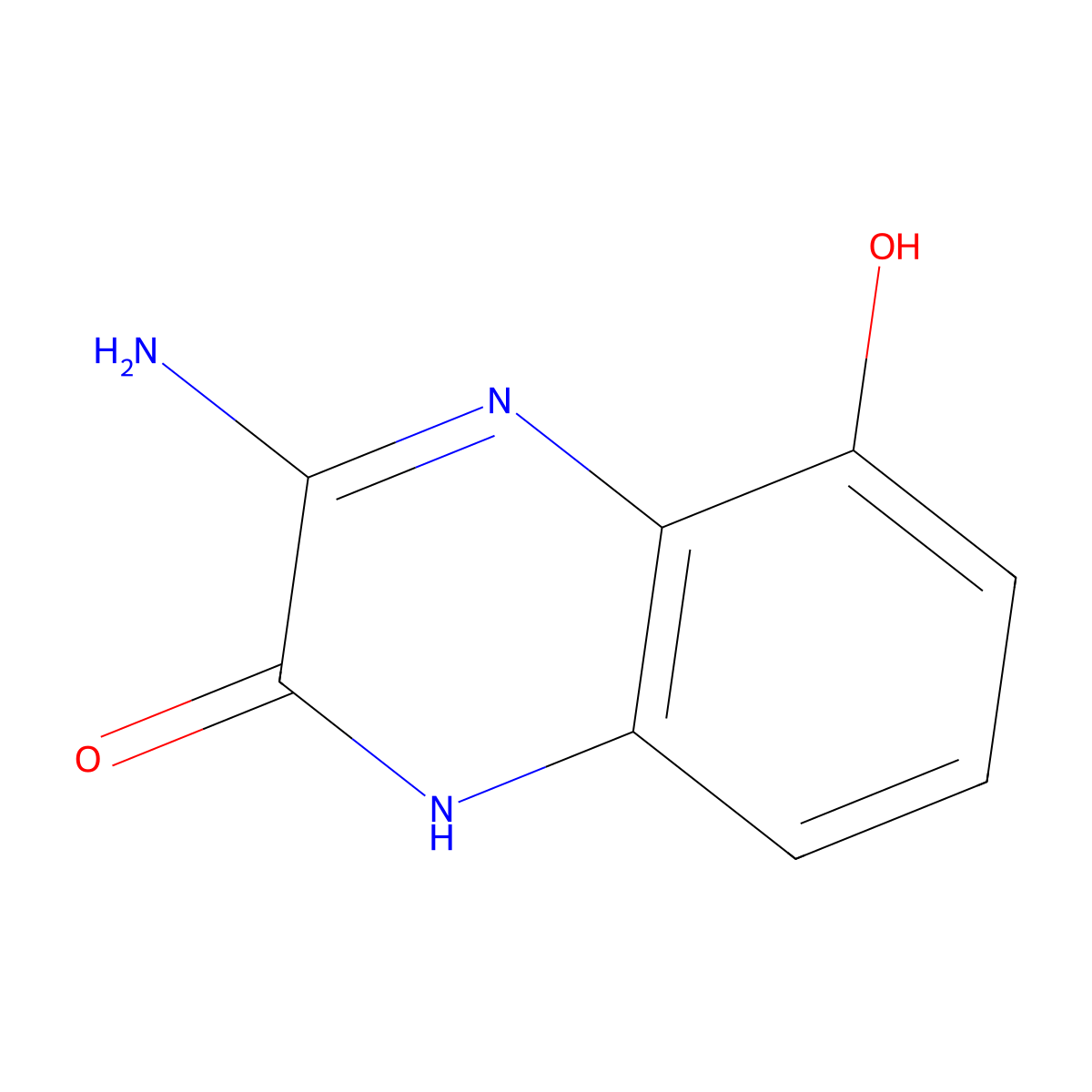 3-amino-5-hydroxyquinoxalin-2(1H)-one molecular structure, CAS 659729-85-8