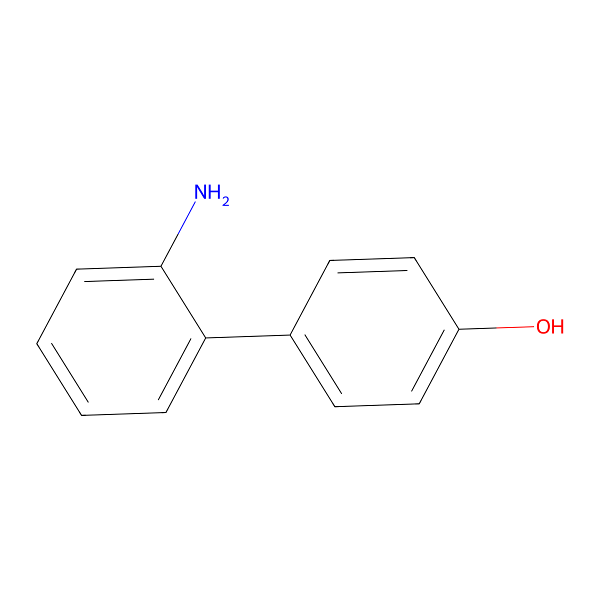 2'-Amino(1,1'-biphenyl)-4-ol molecular structure, CAS 65975-66-8