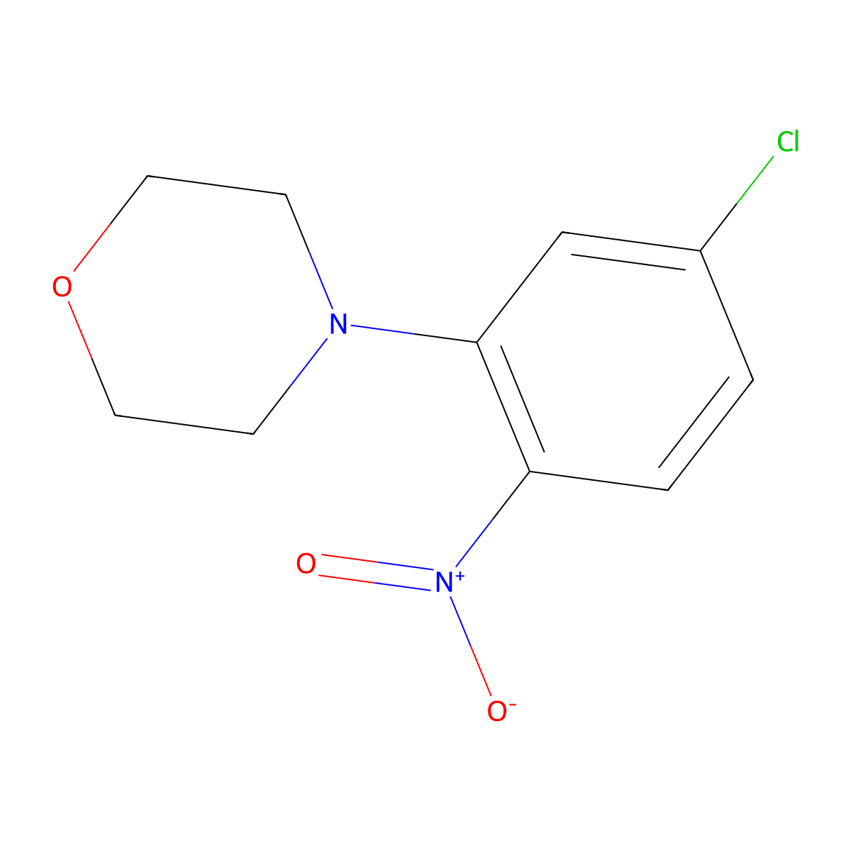 4-(5-Chloro-2-nitrophenyl)morpholine molecular structure, CAS 65976-63-8