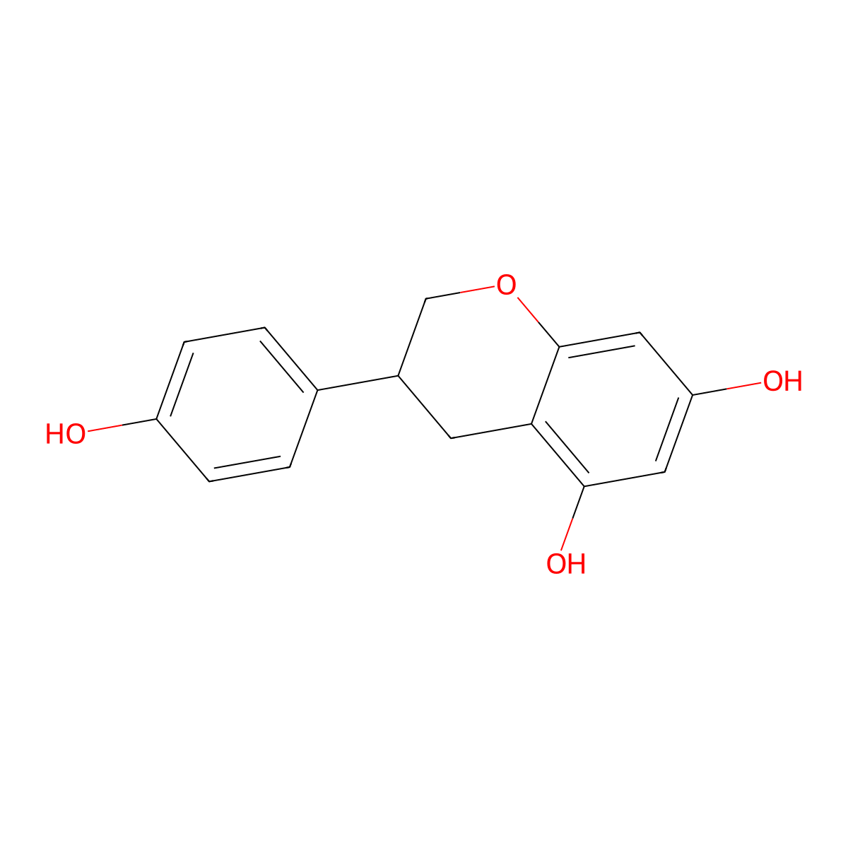 5'-Hydroxyequol molecular structure, CAS 65998-44-9