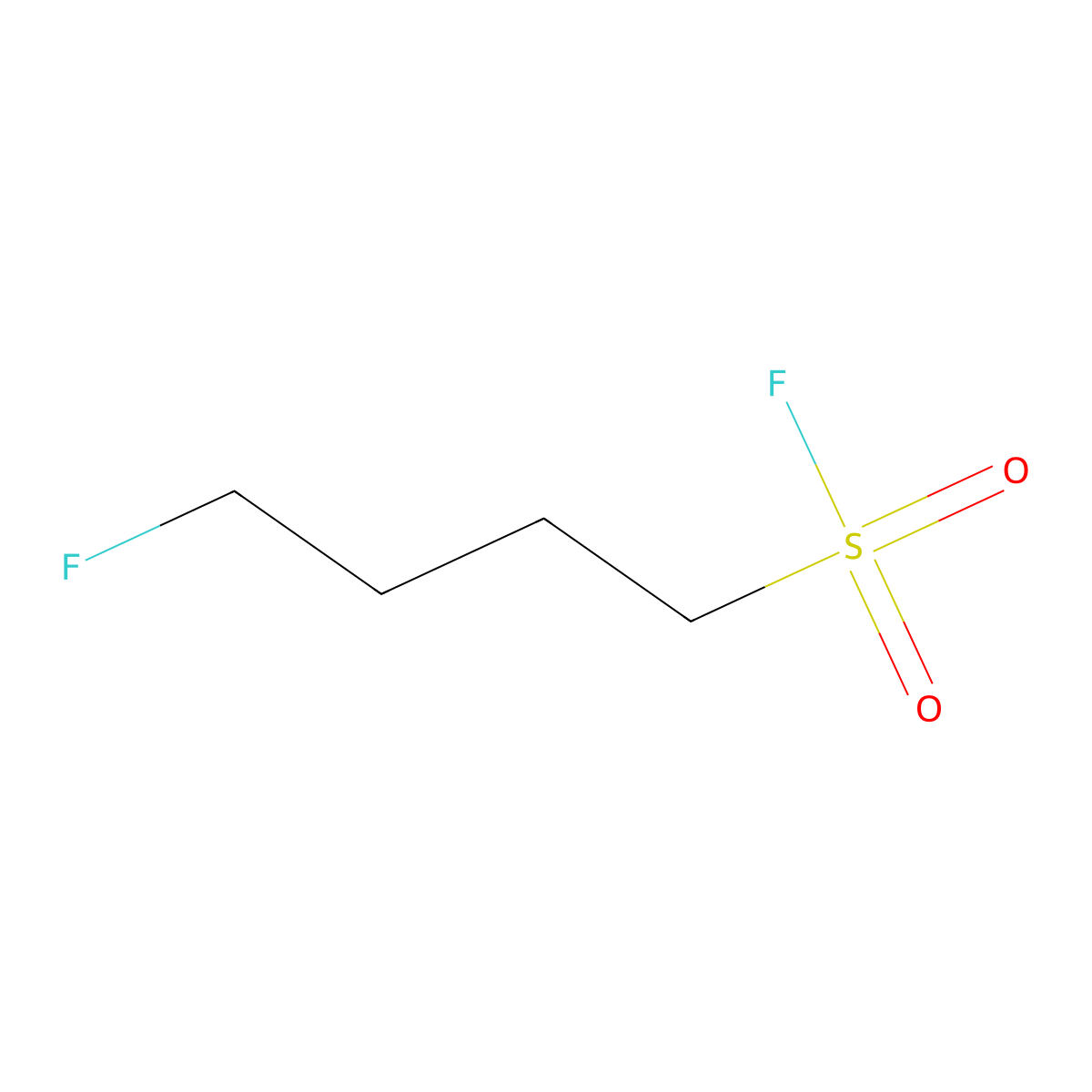 Butanesulfonyl fluoride, 4-fluoro- molecular structure, CAS 660-14-0