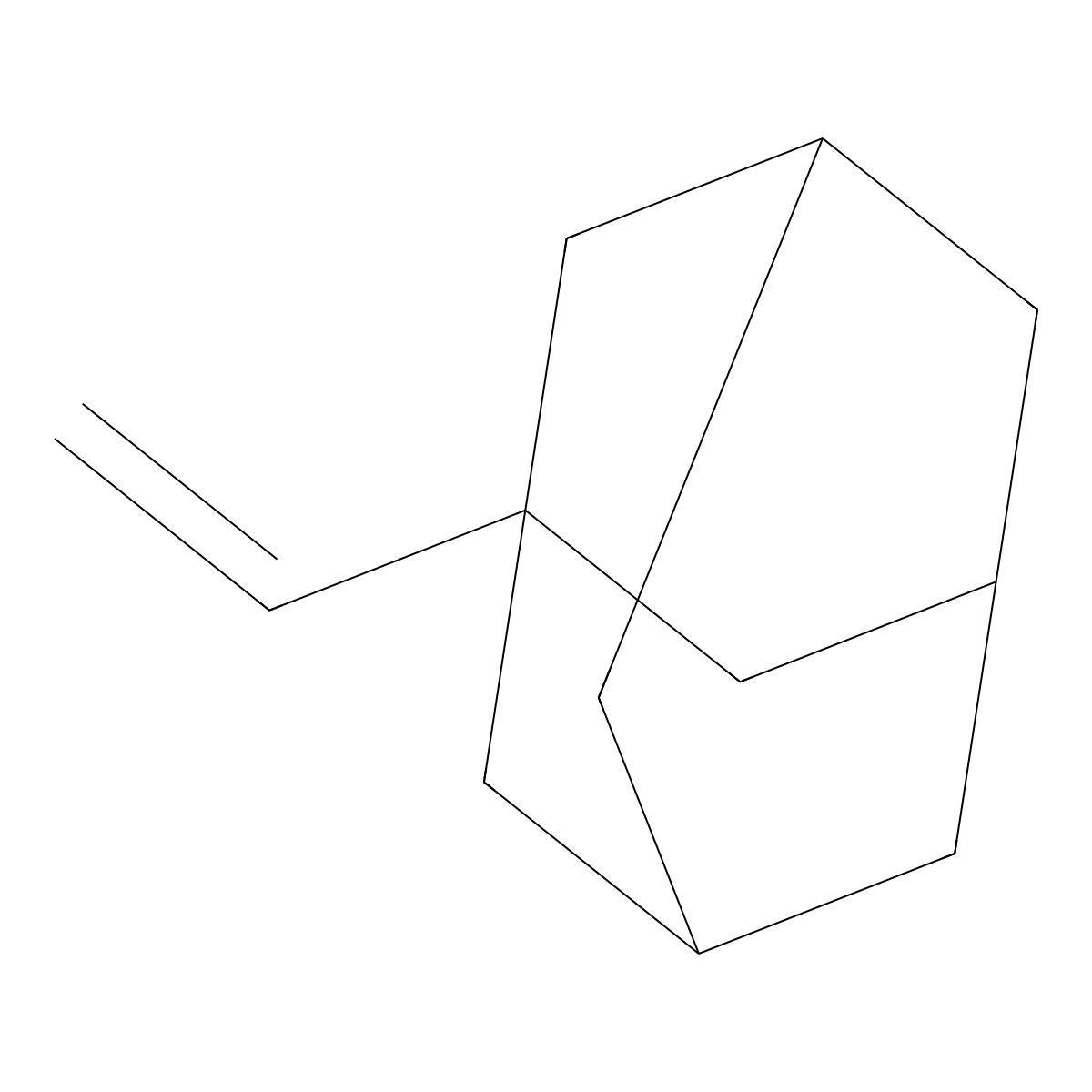 1-Vinyladamantane molecular structure, CAS 6600-42-6