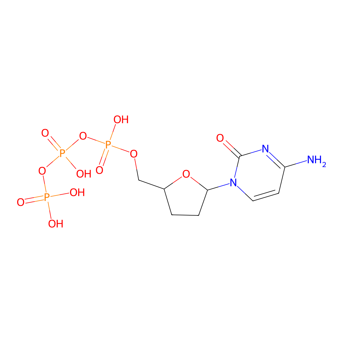 Ddctp molecular structure, CAS 66004-77-1