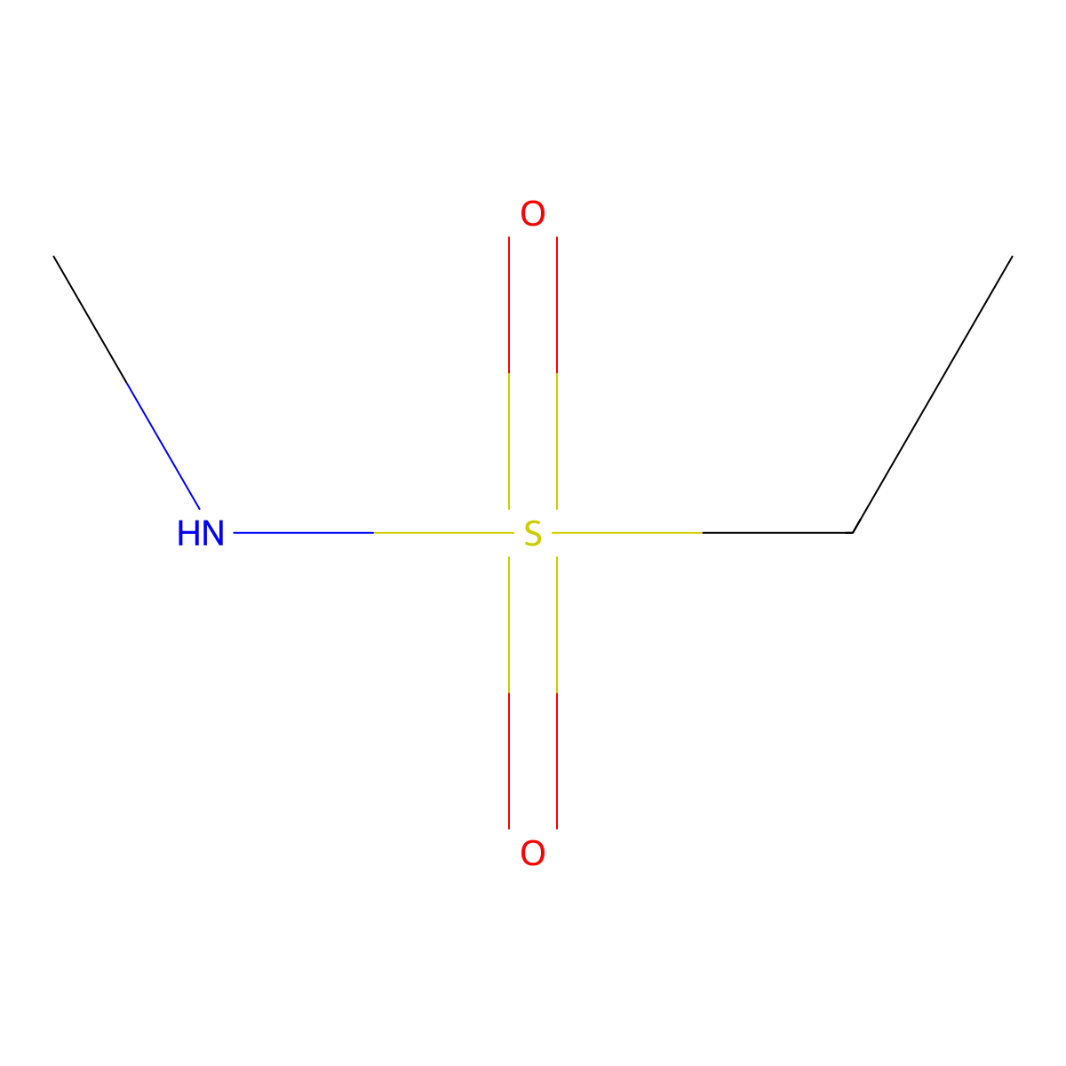 N-methylethane-1-sulfonamide molecular structure, CAS 6601-37-2