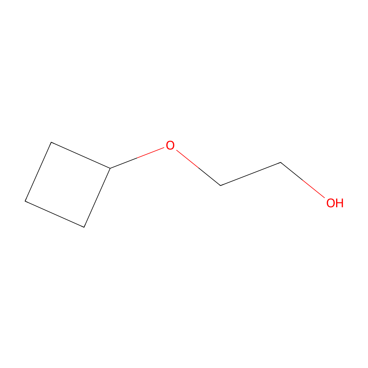 2-Cyclobutoxyethan-1-ol molecular structure, CAS 66017-79-6