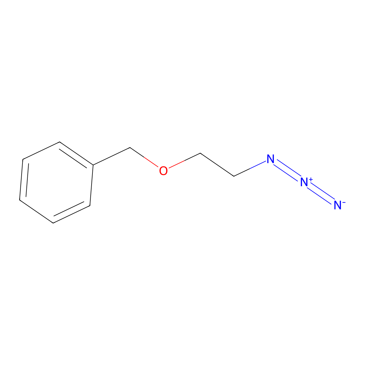 [(2-Azidoethoxy)methyl]benzene molecular structure, CAS 66021-75-8