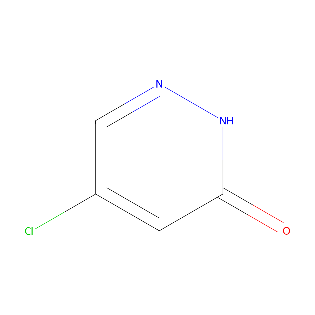 5-Chloropyridazin-3(2H)-one molecular structure, CAS 660425-07-0